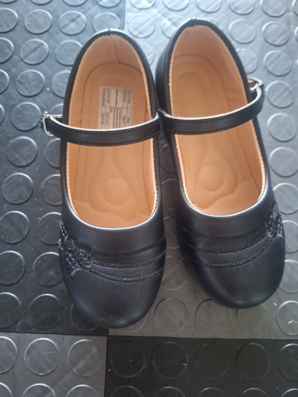 Mary Jane Black Girls' Classic  Shoes with Strap